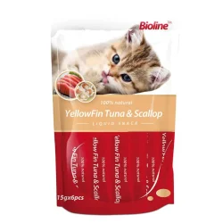 Bioline Cat Treats Yellofin Tuna & Scallop